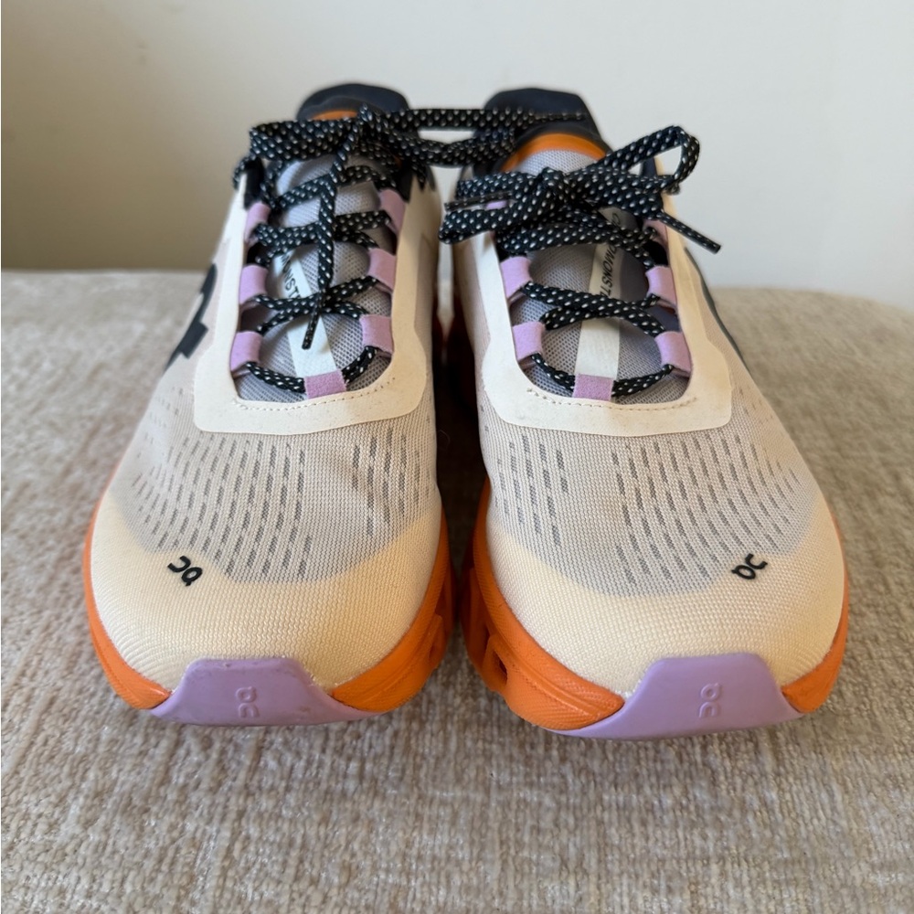 ON Women's Athletic Shoes - Cream and Orange